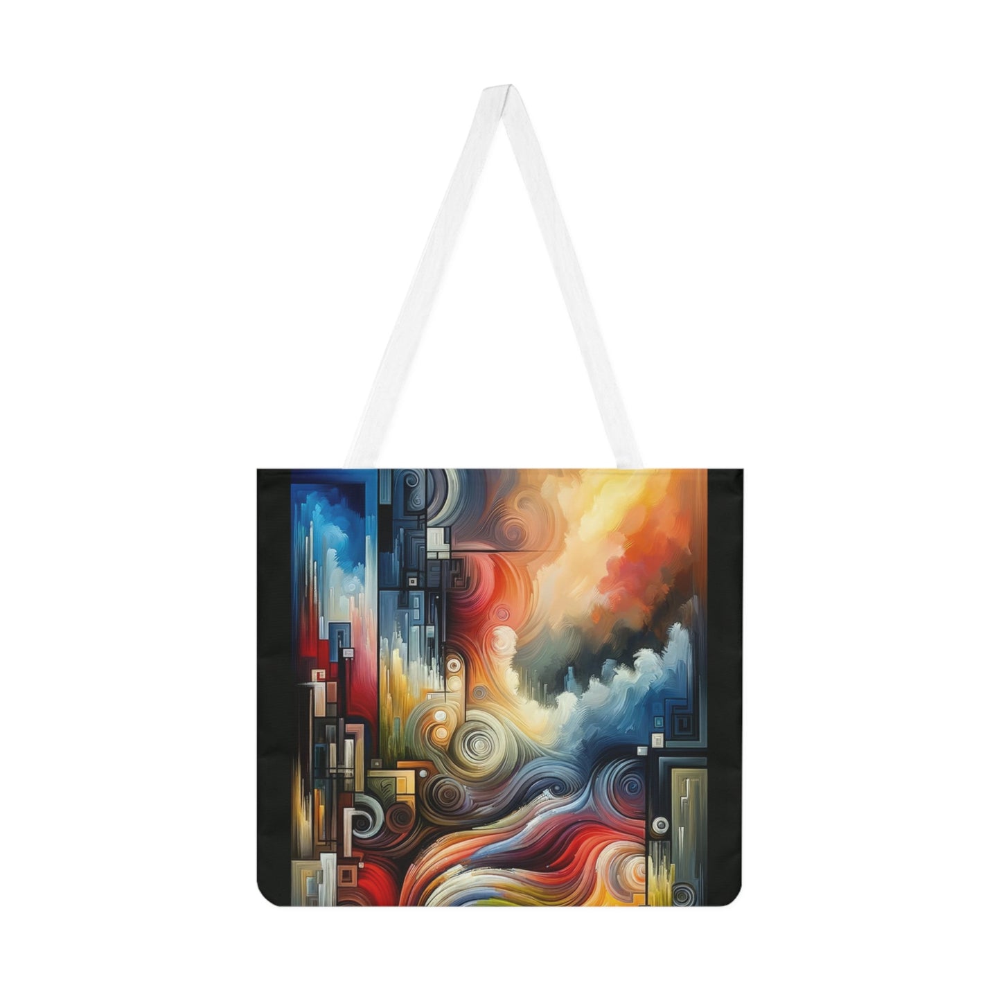 Tuning Essence Abstract Shoulder Tote Bag (AOP) - ATUH.ART