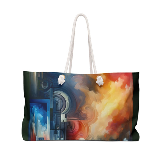 Tuning Essence Abstract Weekender Bag - ATUH.ART