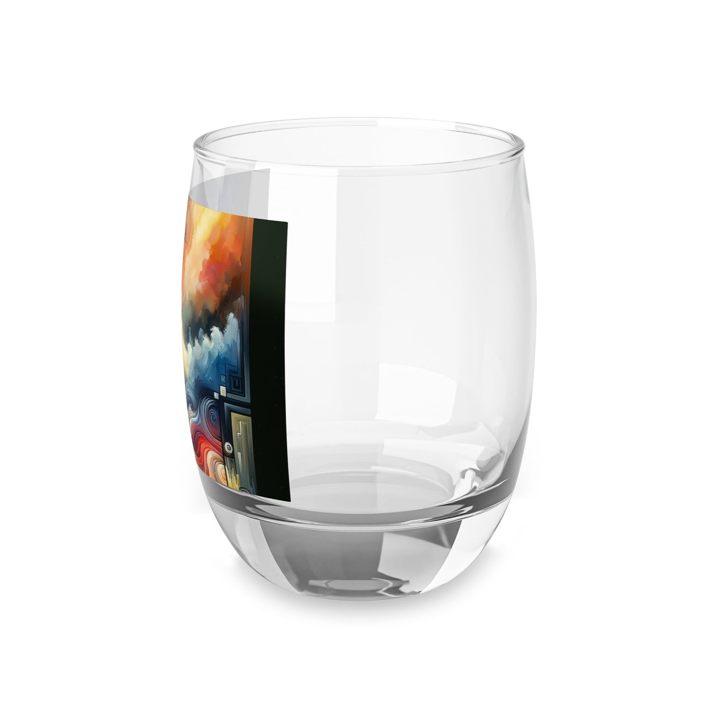 Tuning Essence Abstract Whiskey Glass - ATUH.ART