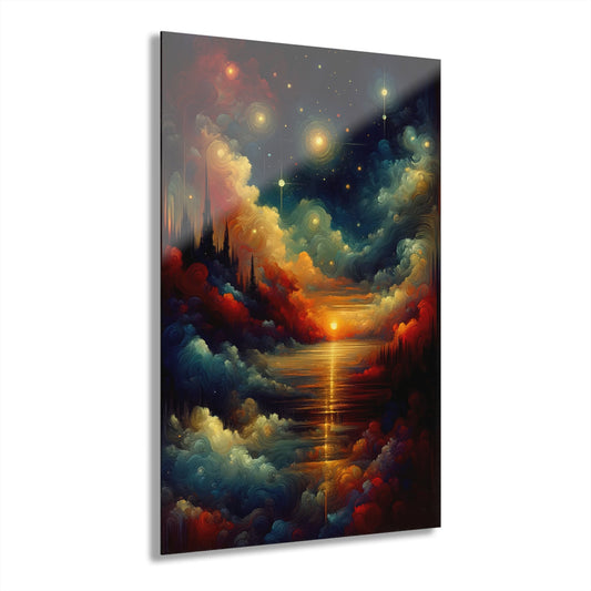 Twilight Velvet Transition Acrylic Prints (French Cleat Hanging) - ATUH.ART