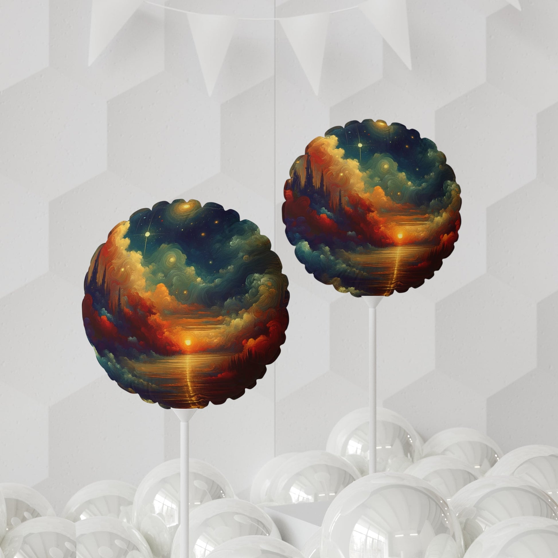 Twilight Velvet Transition Balloon (Round and Heart-shaped), 11" - ATUH.ART