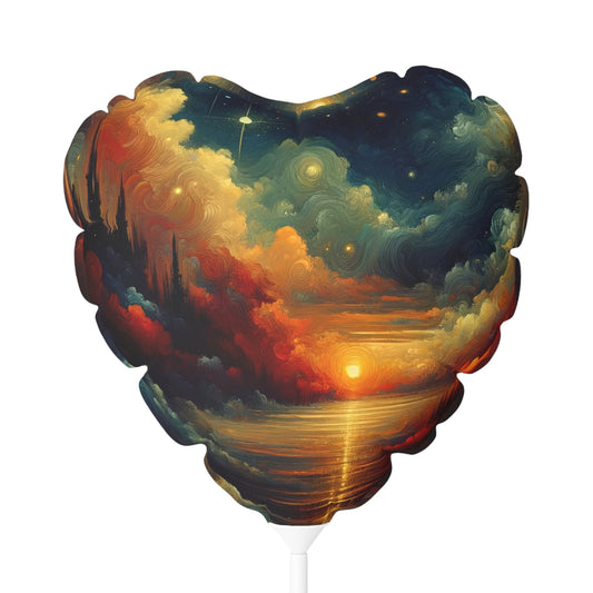 Twilight Velvet Transition Balloon (Round and Heart-shaped), 11" - ATUH.ART