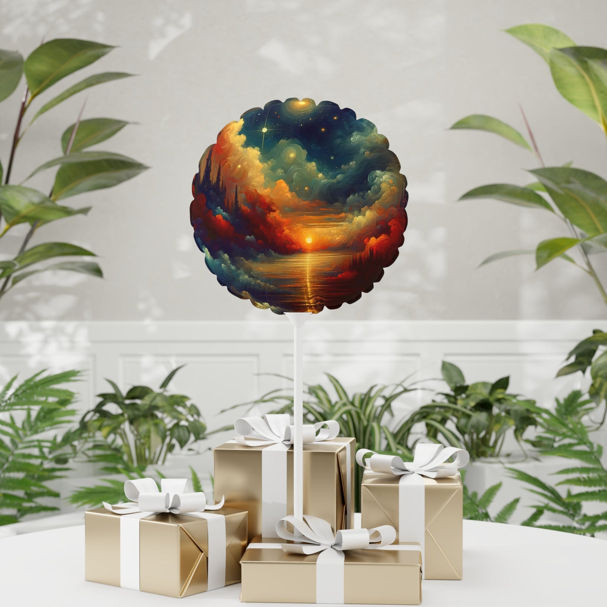 Twilight Velvet Transition Balloon (Round and Heart-shaped), 11" - ATUH.ART