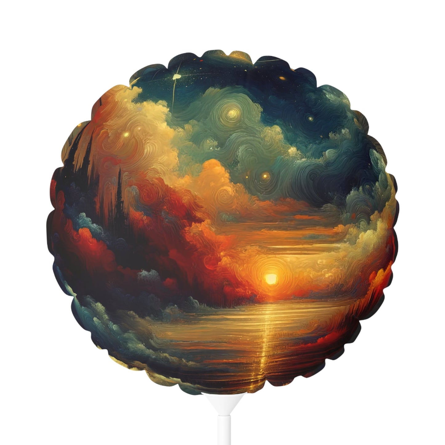 Twilight Velvet Transition Balloon (Round and Heart-shaped), 11" - ATUH.ART