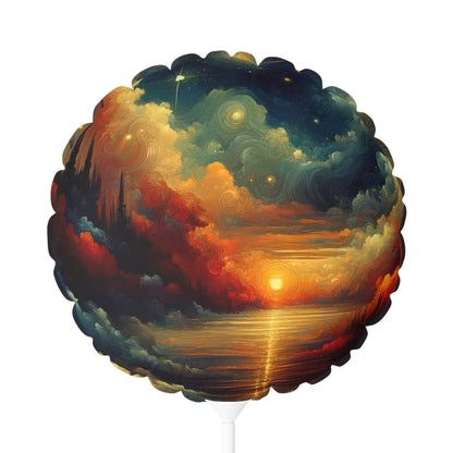 Twilight Velvet Transition Balloon (Round and Heart-shaped), 11" - ATUH.ART