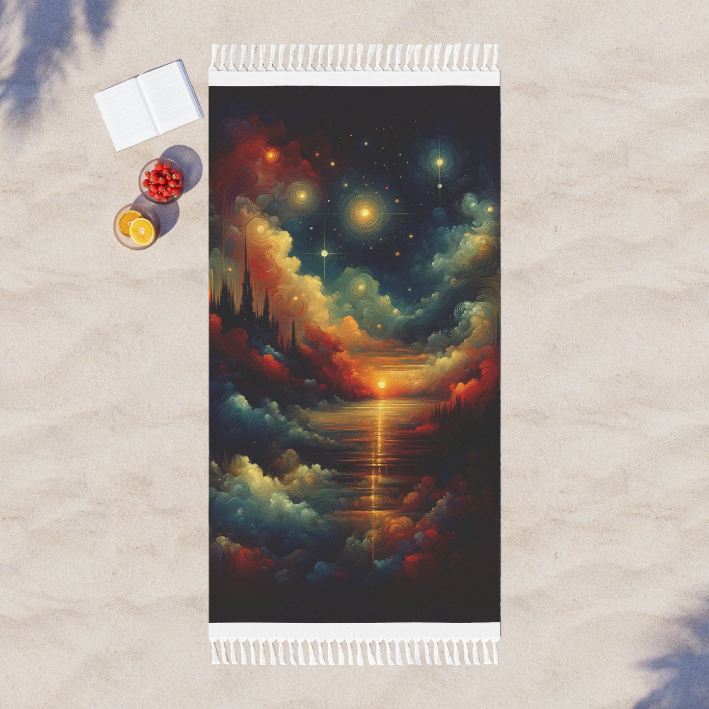 Twilight Velvet Transition Boho Beach Cloth - ATUH.ART