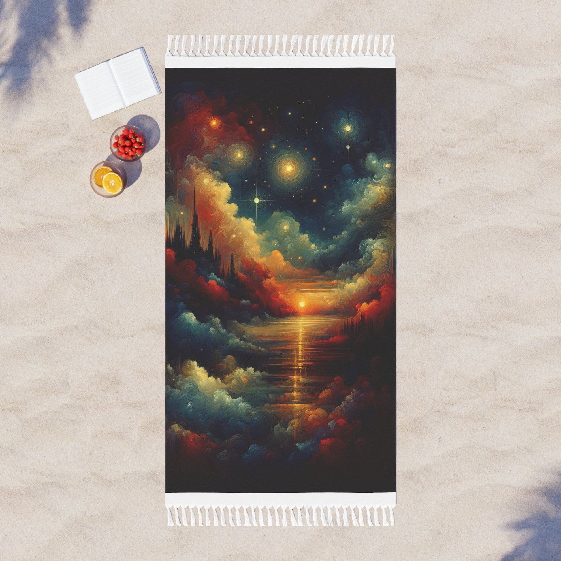 Twilight Velvet Transition Boho Beach Cloth - ATUH.ART