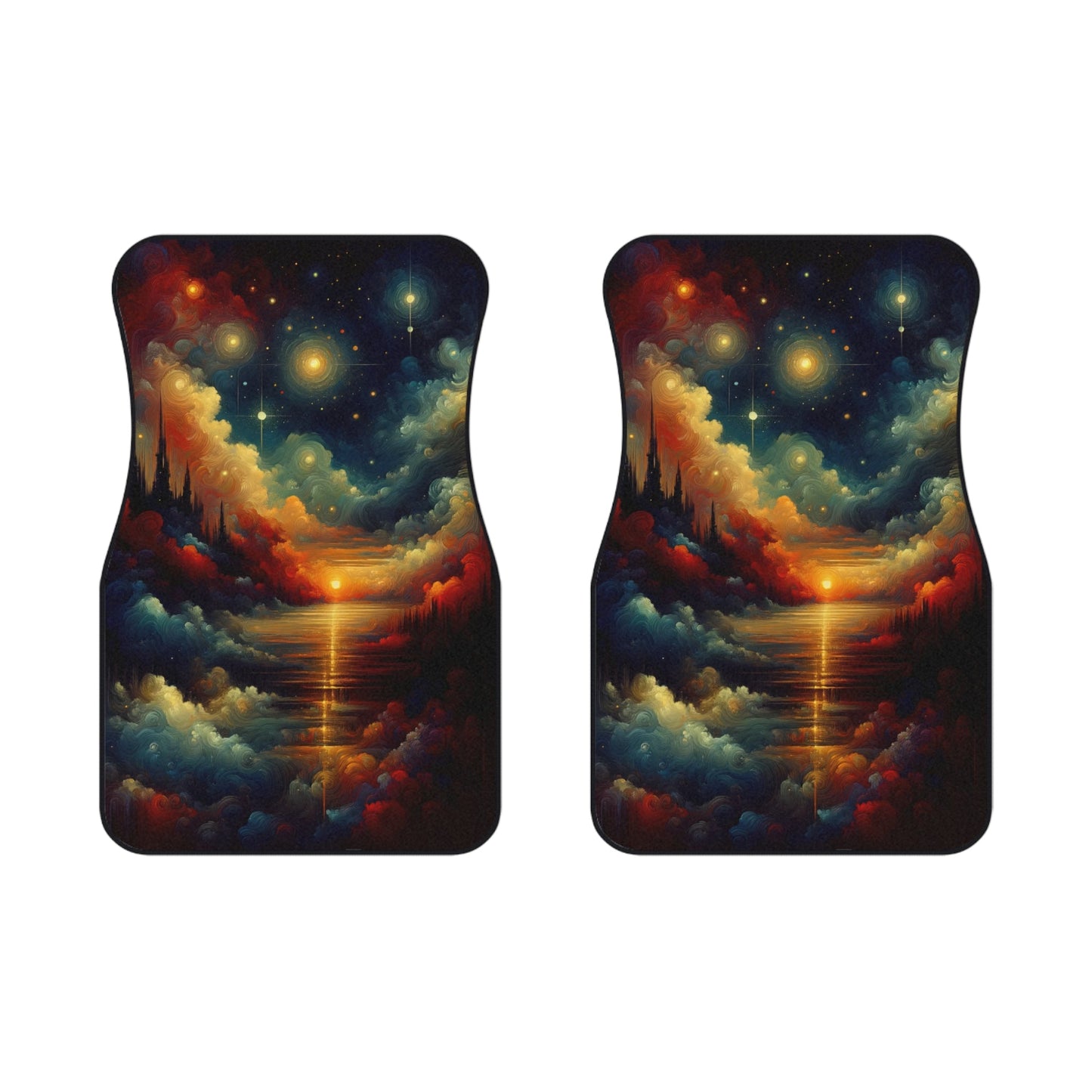Twilight Velvet Transition Car Mats (2x Front) - ATUH.ART