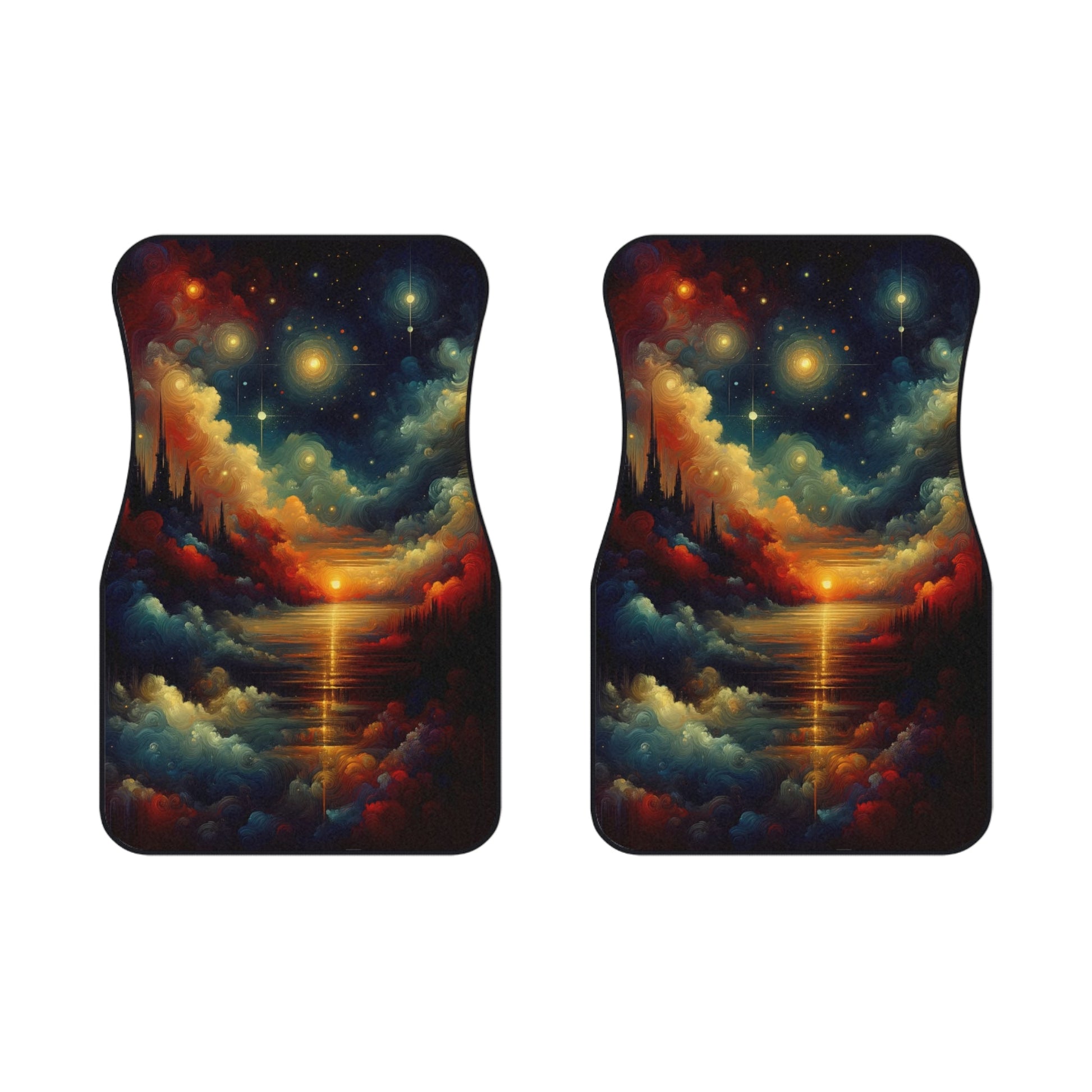 Twilight Velvet Transition Car Mats (2x Front) - ATUH.ART