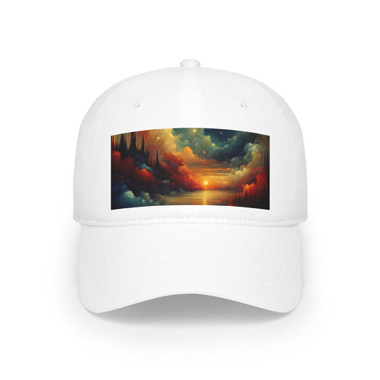 Twilight Velvet Transition Low Profile Baseball Cap - ATUH.ART