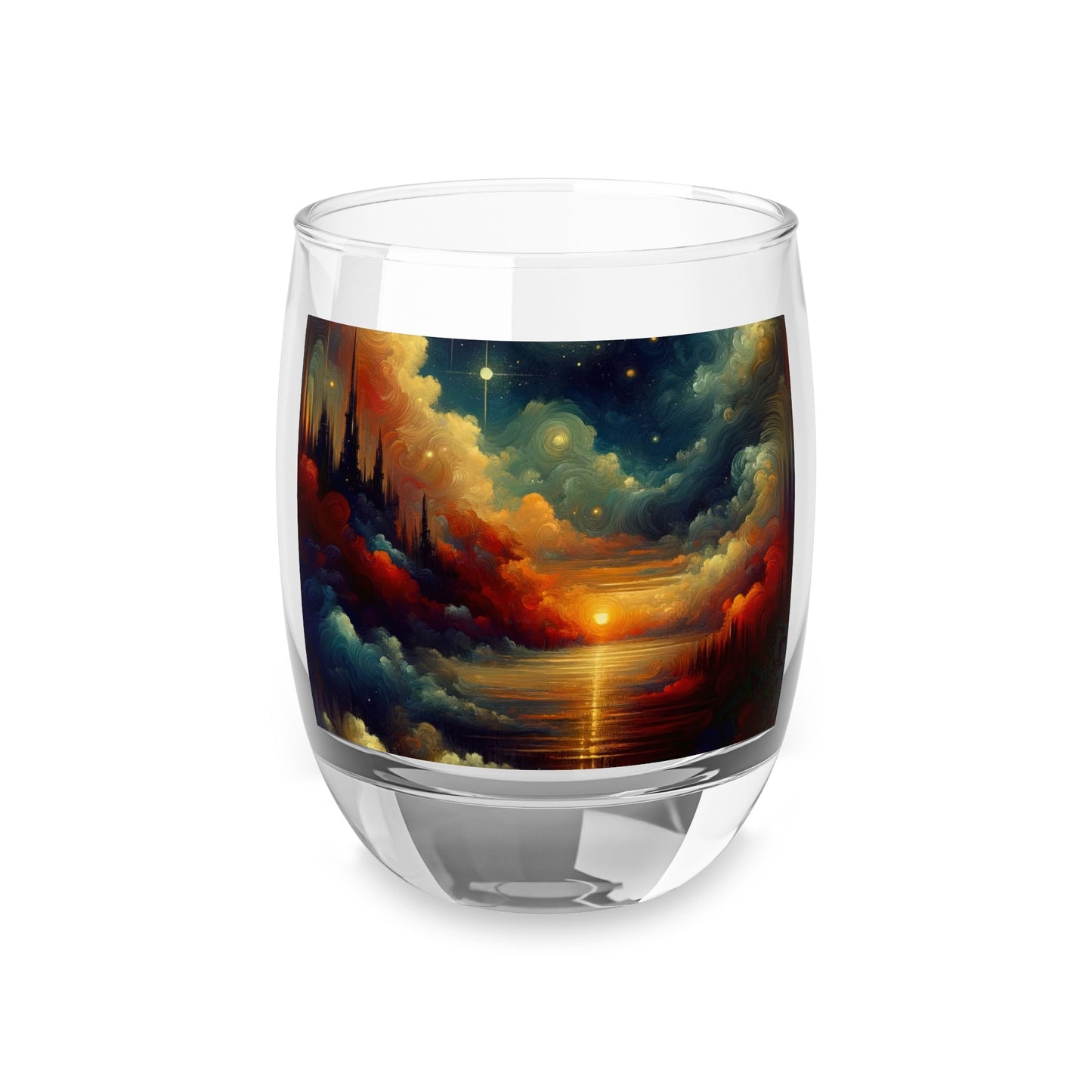 Twilight Velvet Transition Whiskey Glass - ATUH.ART