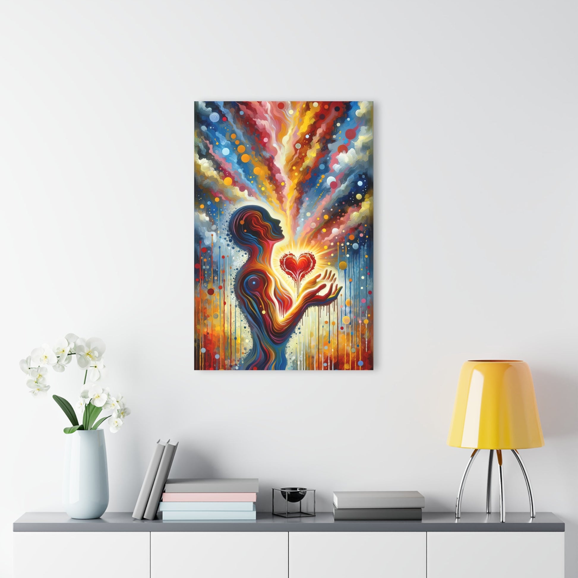 Unified Awakening Heart Acrylic Prints (French Cleat Hanging) - ATUH.ART
