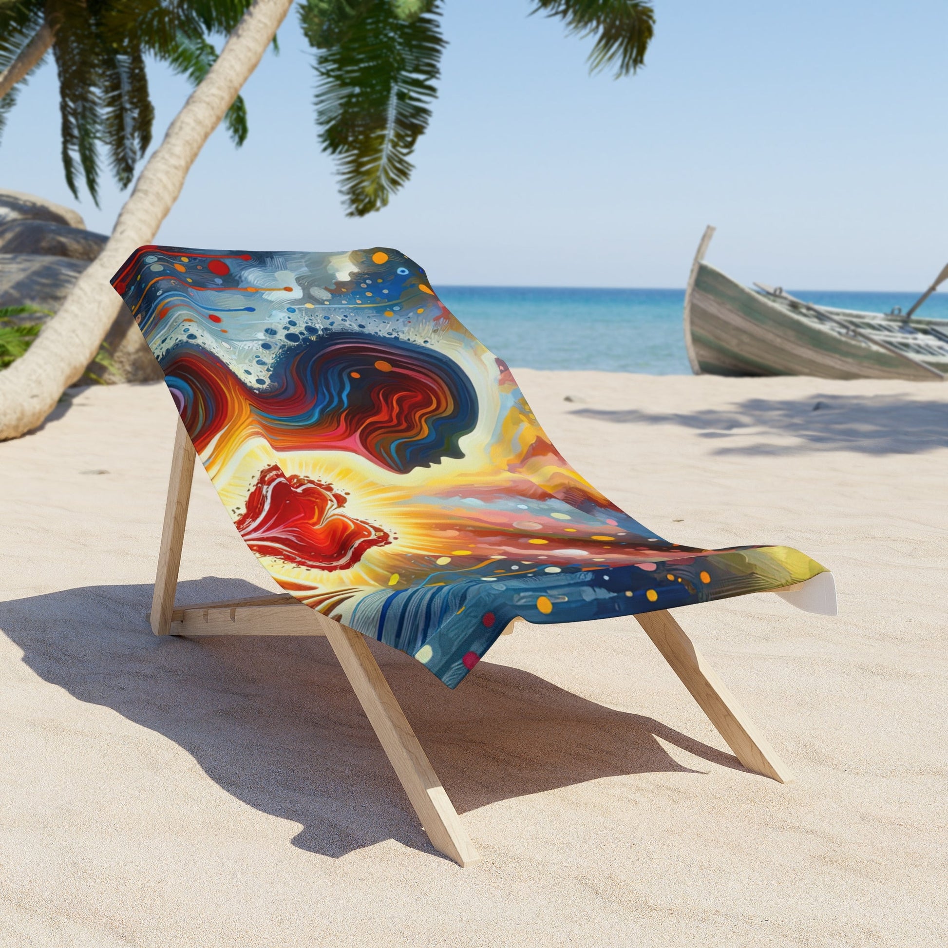 Unified Awakening Heart Beach Towel - ATUH.ART