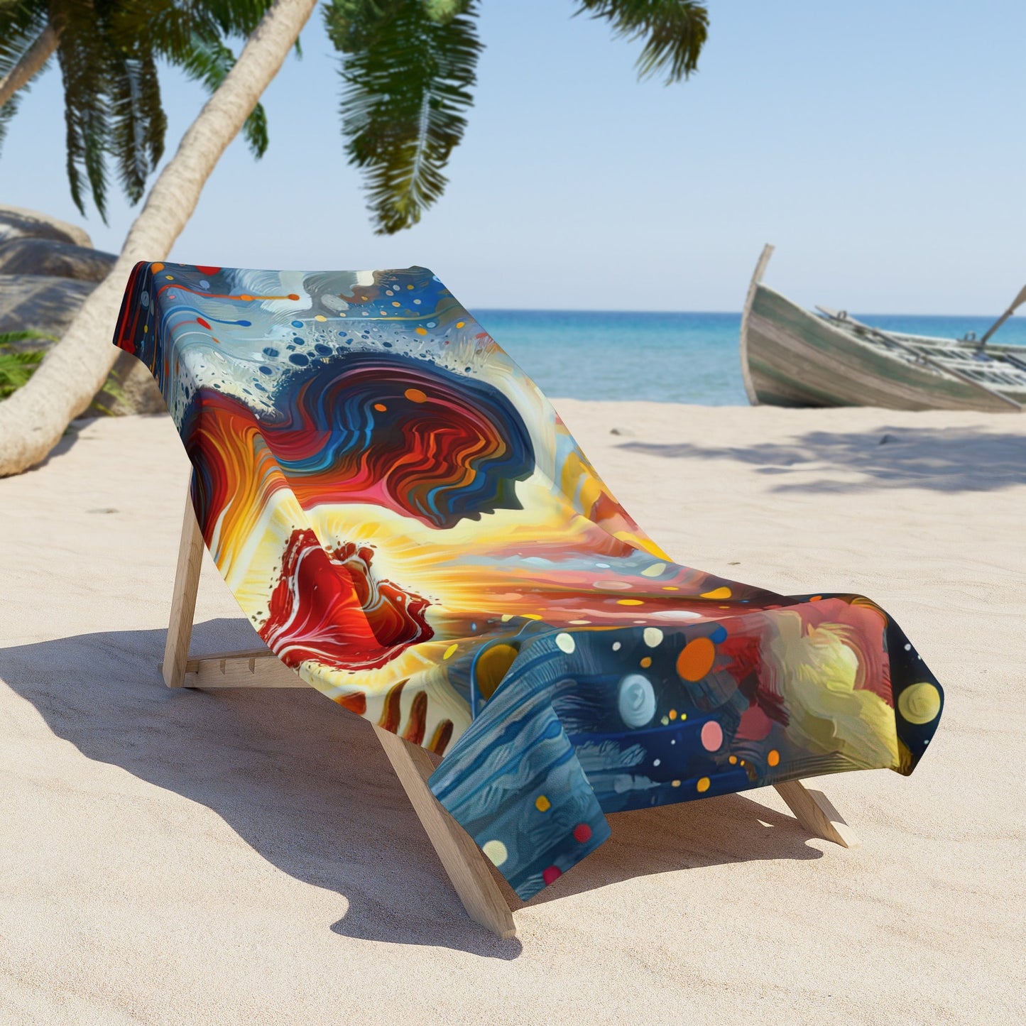 Unified Awakening Heart Beach Towel - ATUH.ART