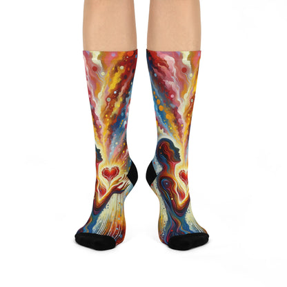 Unified Awakening Heart Cushioned Crew Socks - ATUH.ART