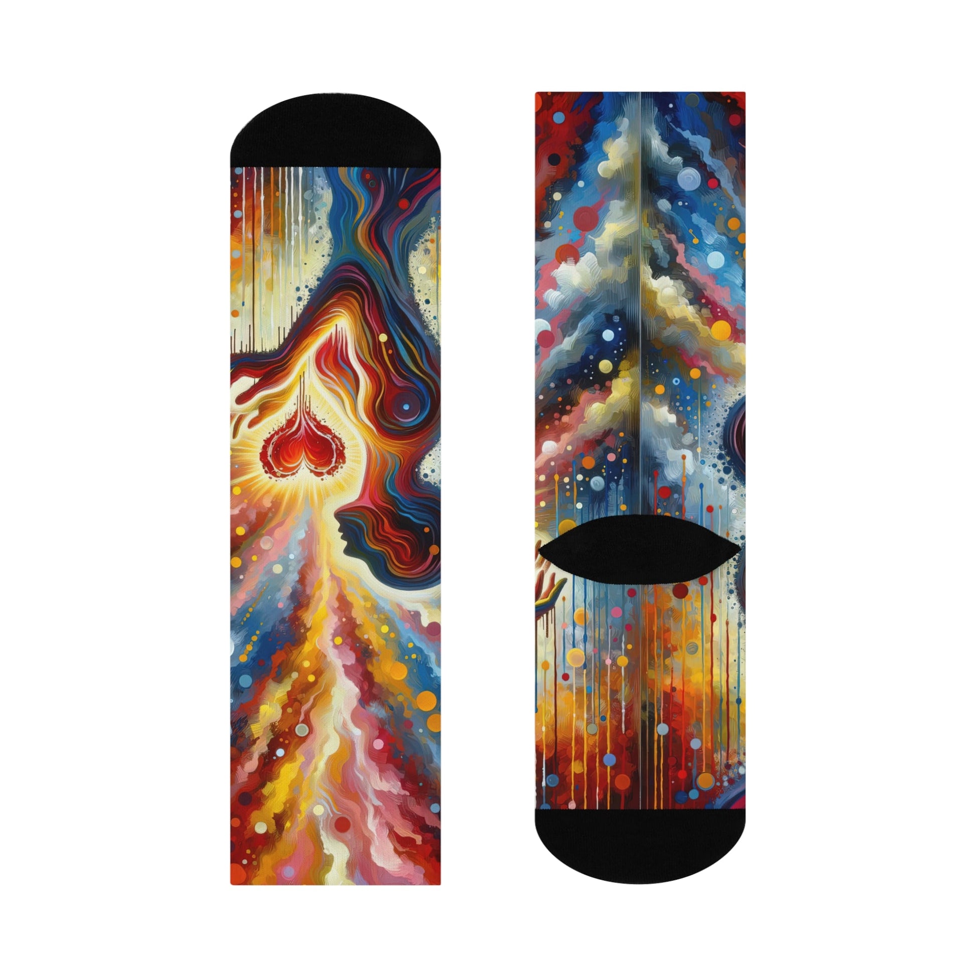 Unified Awakening Heart Cushioned Crew Socks - ATUH.ART