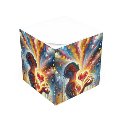 Unified Awakening Heart Note Cube - ATUH.ART