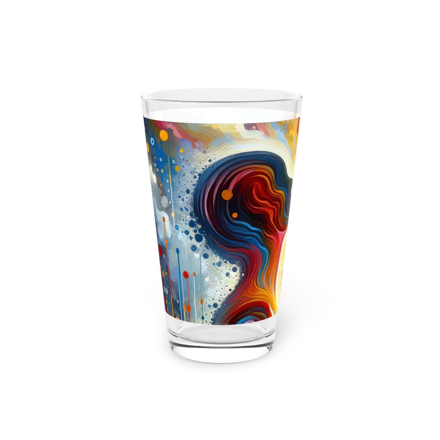 Unified Awakening Heart Pint Glass, 16oz - ATUH.ART