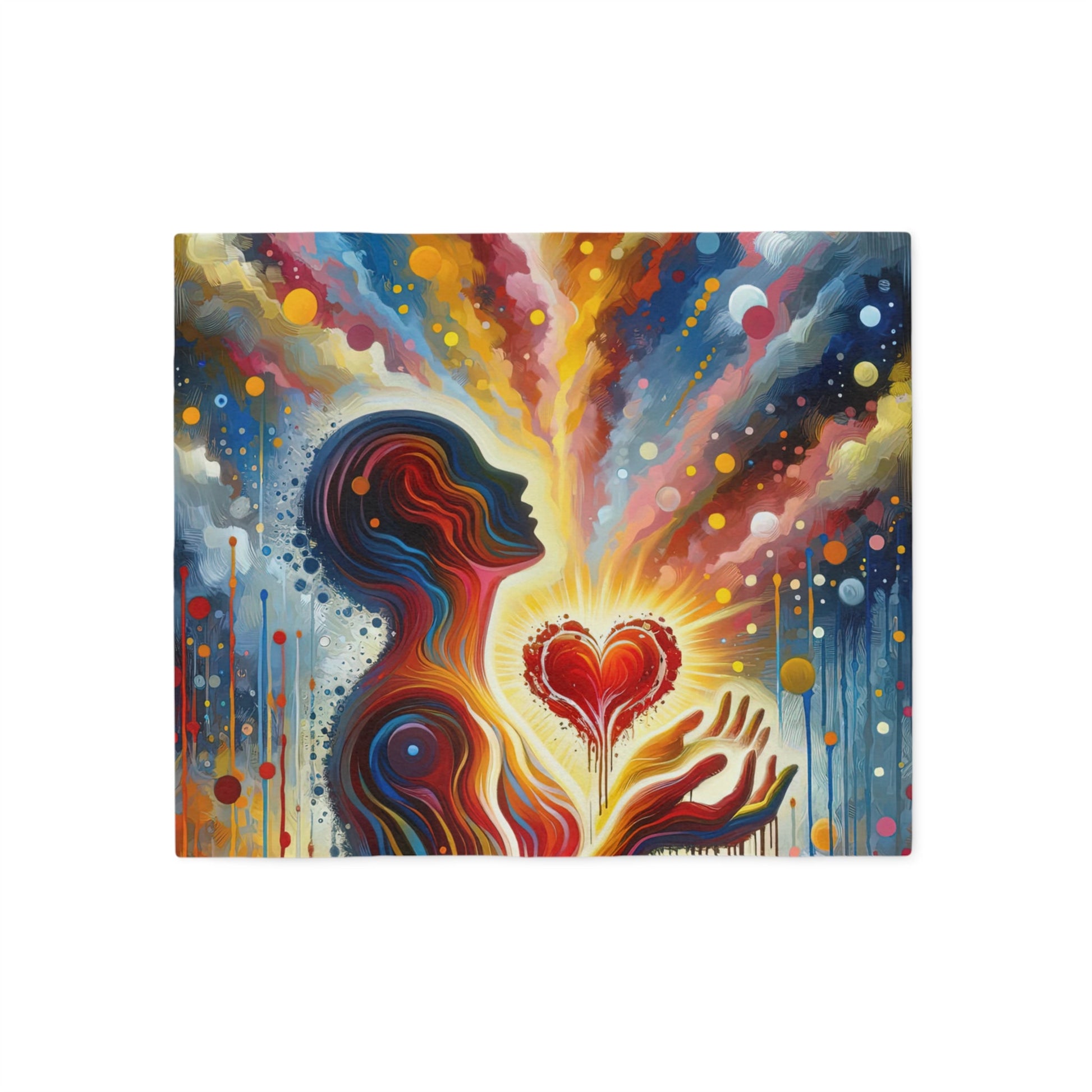 Unified Awakening Heart Sweatshirt Blanket - ATUH.ART