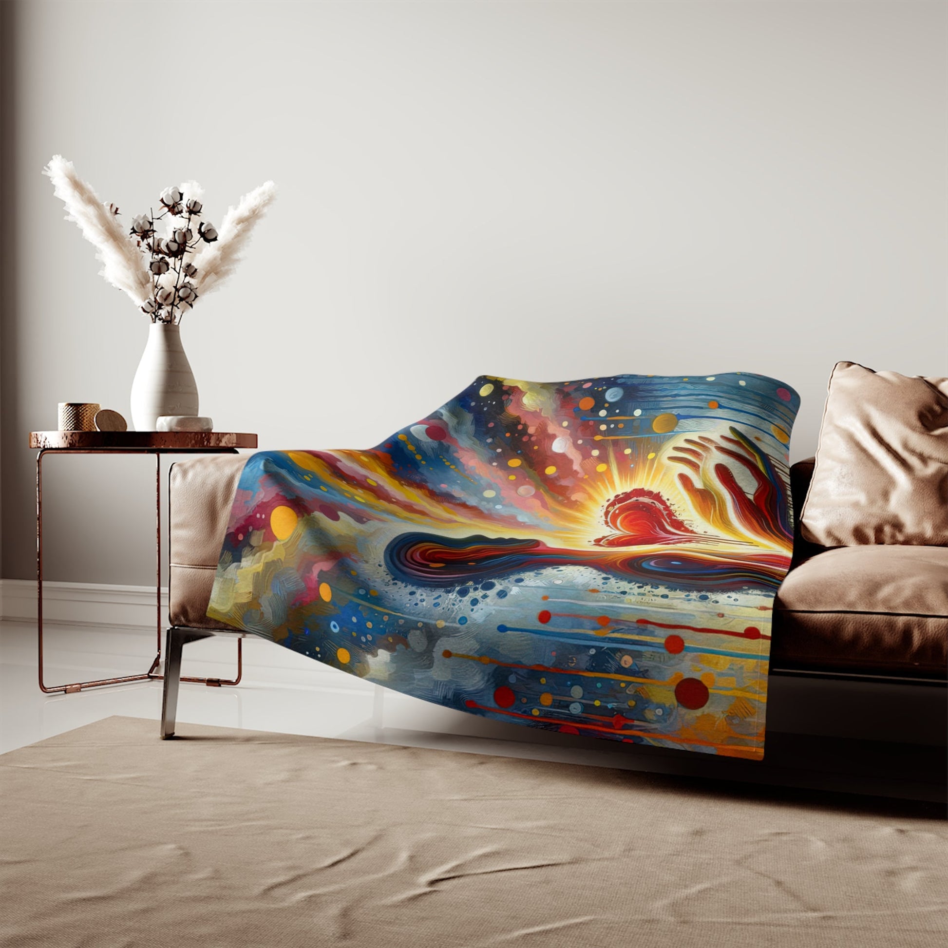 Unified Awakening Heart Sweatshirt Blanket - ATUH.ART