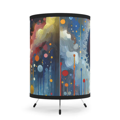 Unified Awakening Heart Tripod Lamp with High-Res Printed Shade, US\CA plug - ATUH.ART