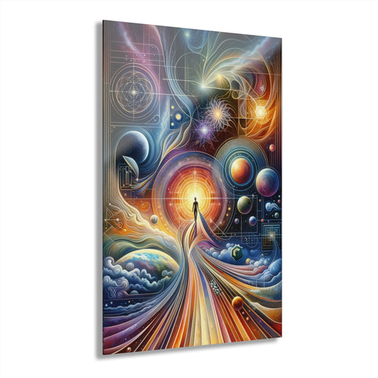 Unified Cosmic Alignment Acrylic Prints (French Cleat Hanging) - ATUH.ART