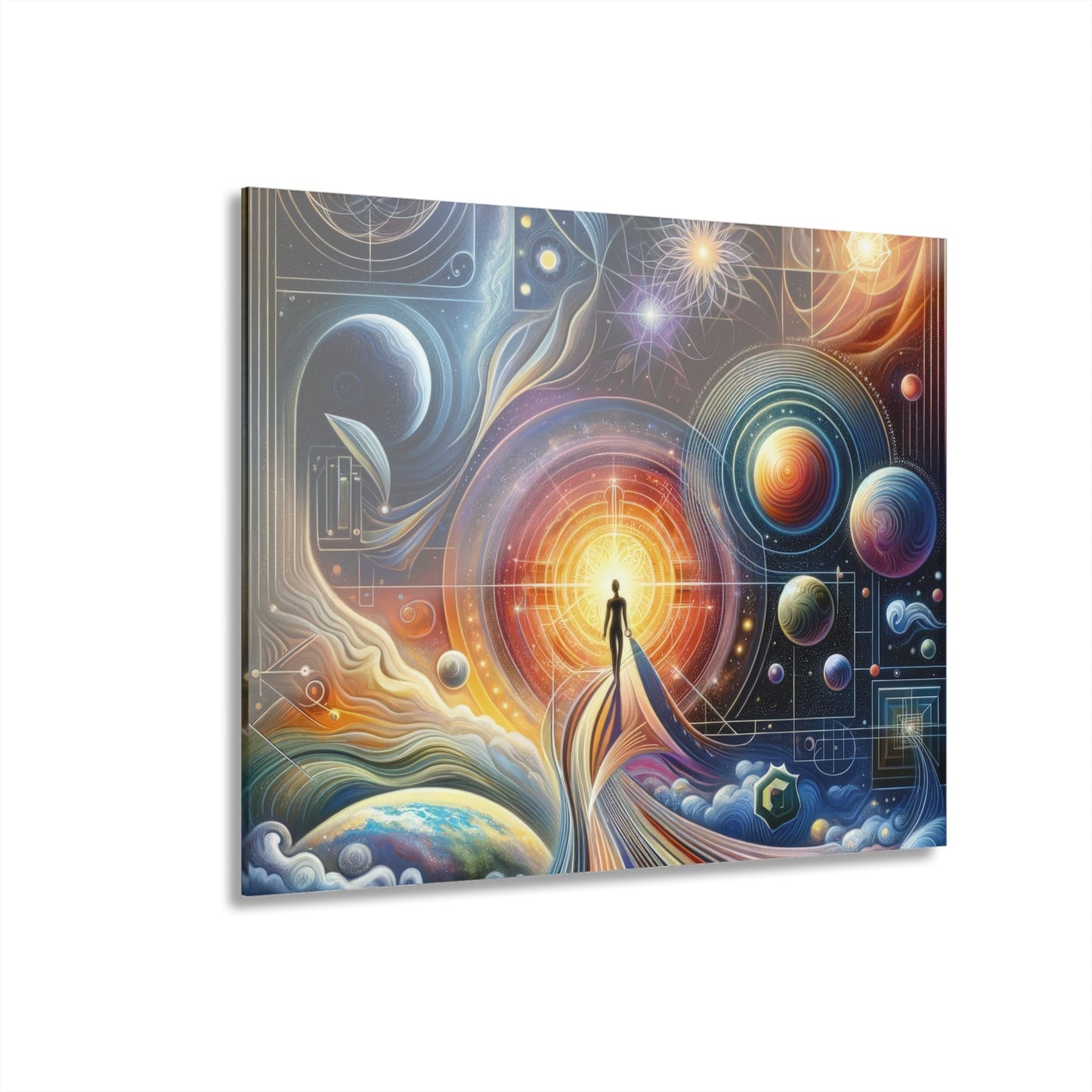 Unified Cosmic Alignment Acrylic Prints (French Cleat Hanging) - ATUH.ART