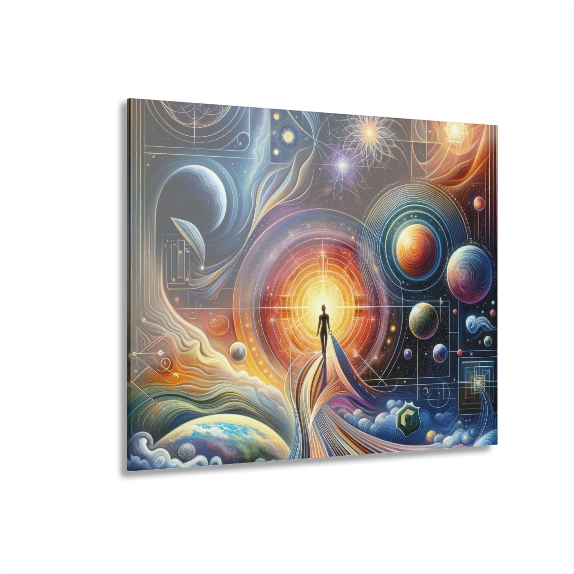 Unified Cosmic Alignment Acrylic Prints (French Cleat Hanging) - ATUH.ART