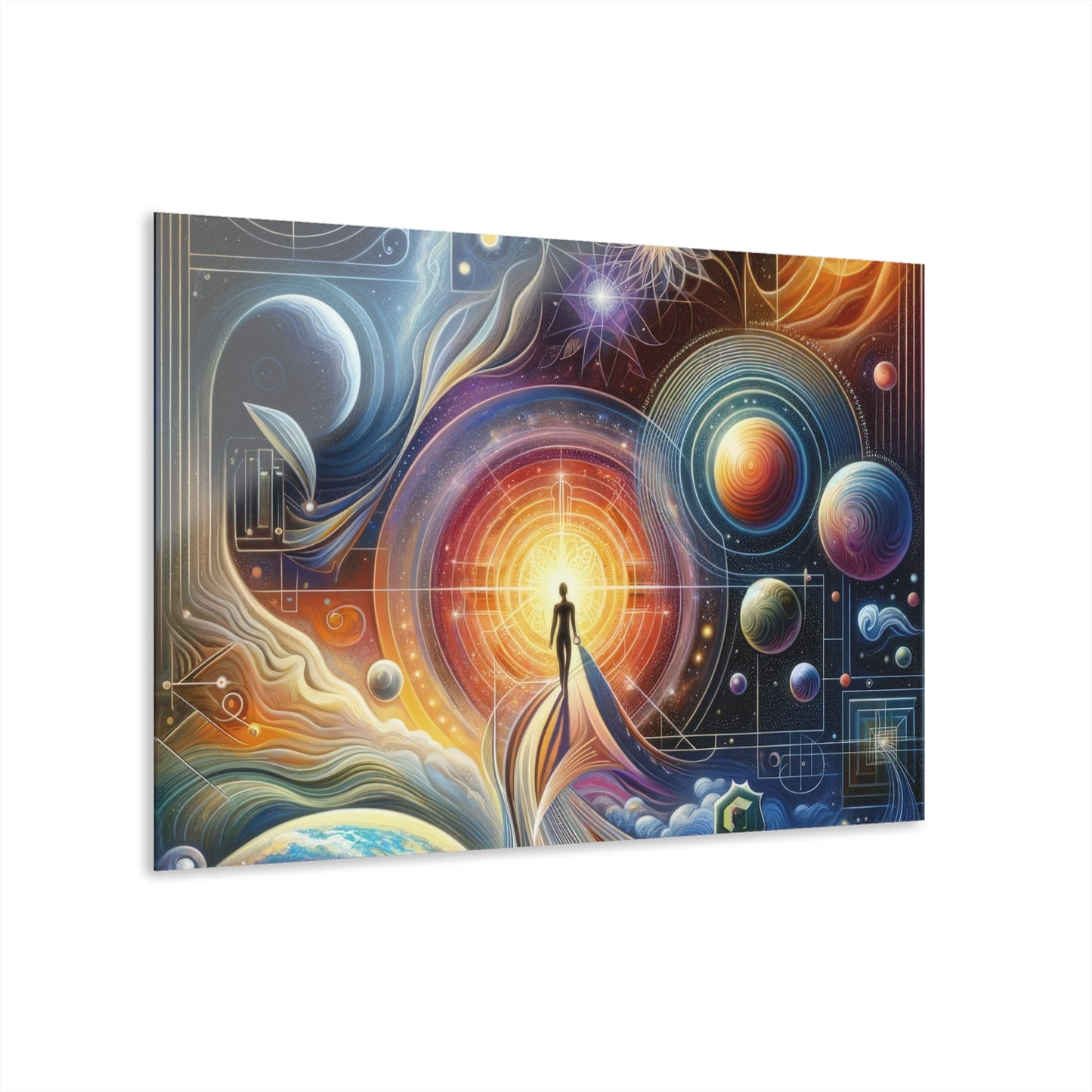 Unified Cosmic Alignment Acrylic Prints (French Cleat Hanging) - ATUH.ART