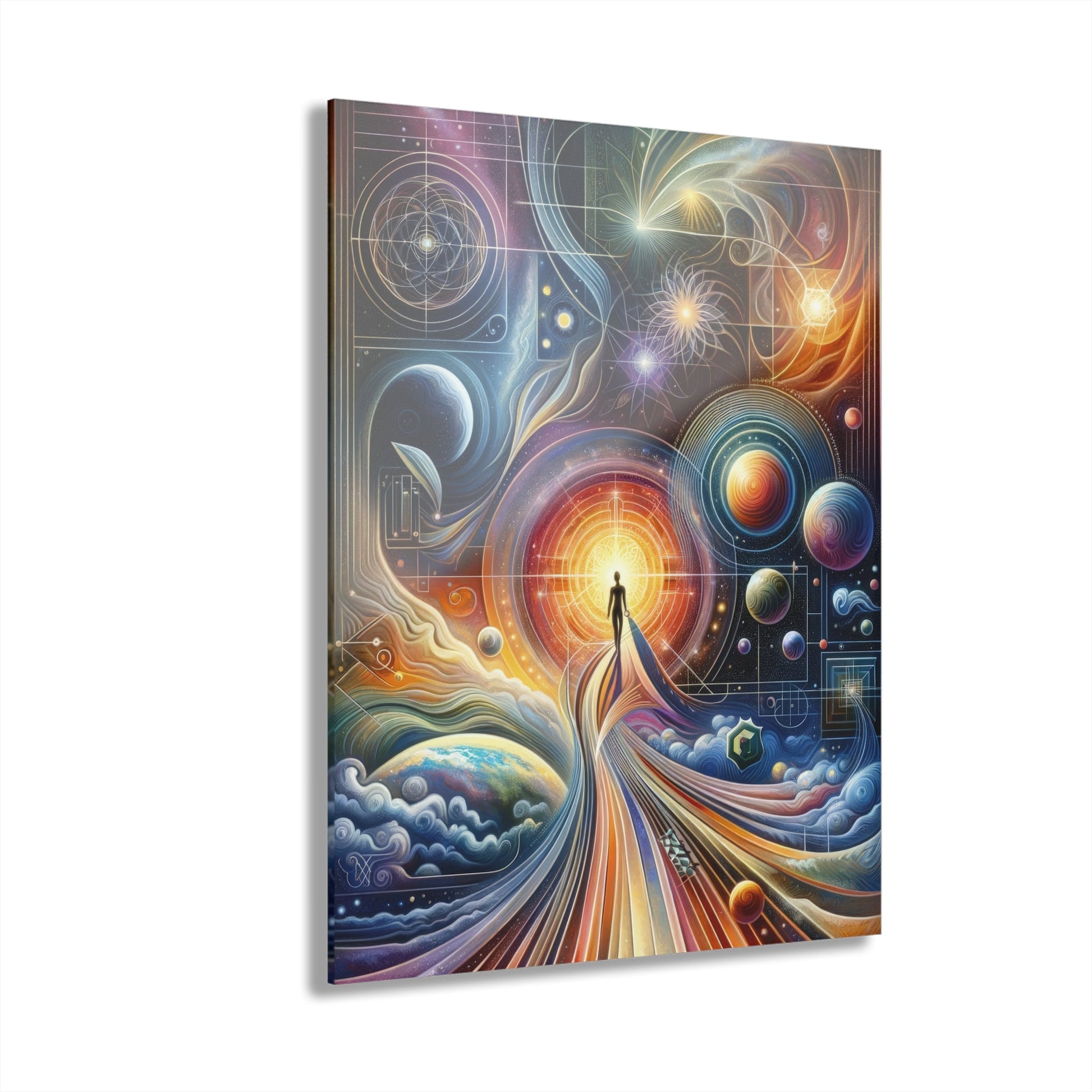Unified Cosmic Alignment Acrylic Prints (French Cleat Hanging) - ATUH.ART