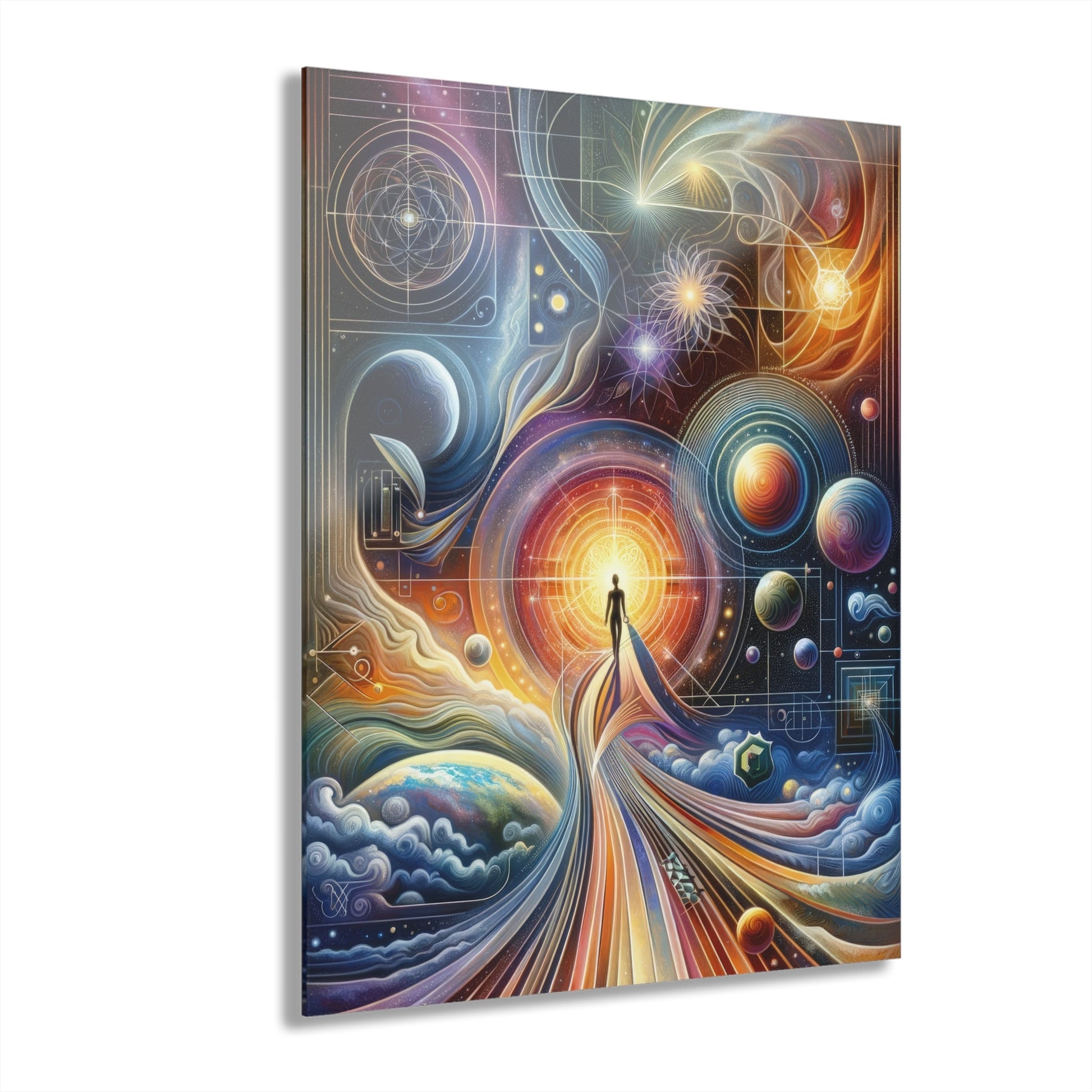 Unified Cosmic Alignment Acrylic Prints (French Cleat Hanging) - ATUH.ART