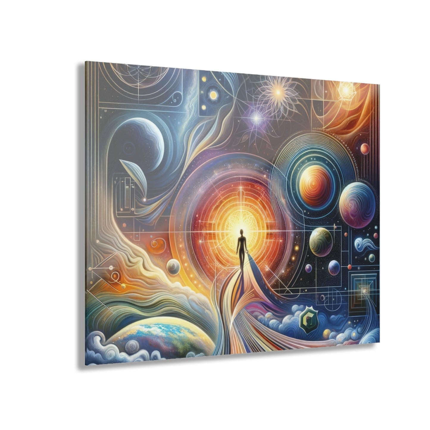 Unified Cosmic Alignment Acrylic Prints (French Cleat Hanging) - ATUH.ART