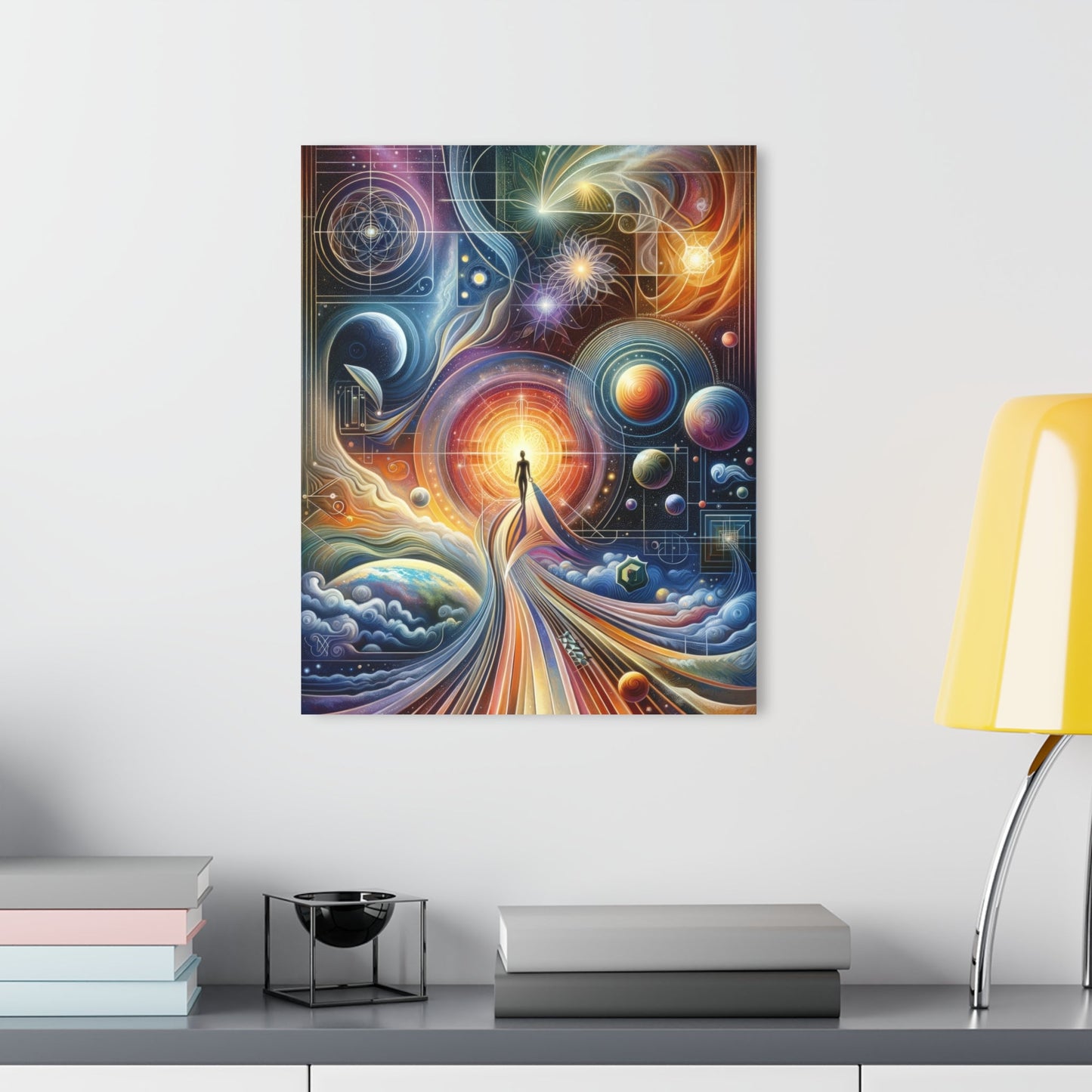 Unified Cosmic Alignment Acrylic Prints (French Cleat Hanging) - ATUH.ART