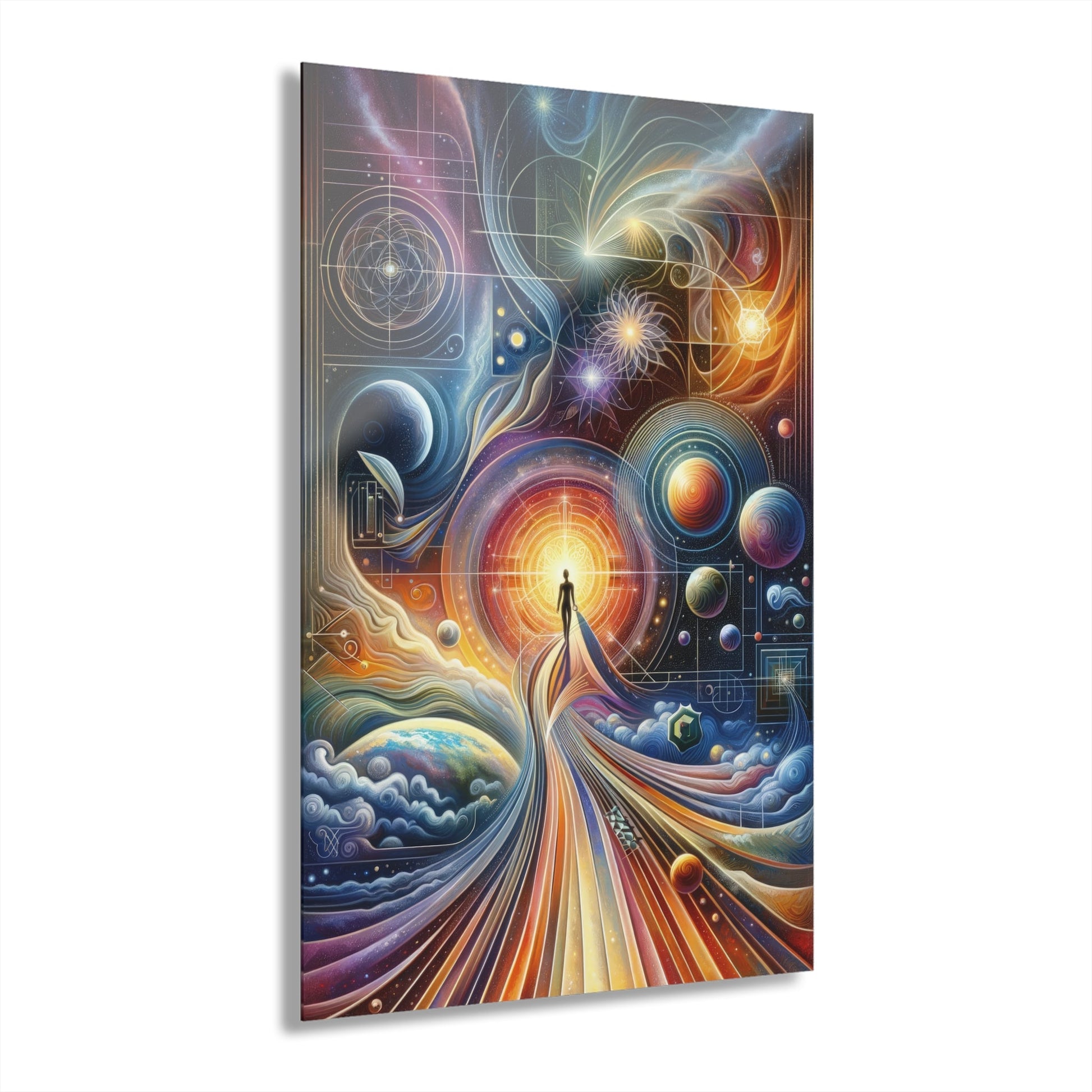 Unified Cosmic Alignment Acrylic Prints (French Cleat Hanging) - ATUH.ART