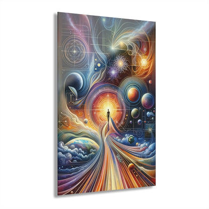Unified Cosmic Alignment Acrylic Prints (French Cleat Hanging) - ATUH.ART