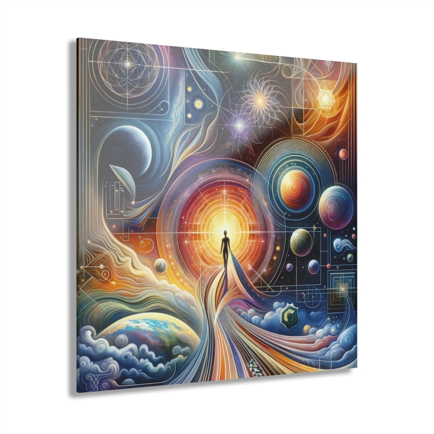 Unified Cosmic Alignment Acrylic Prints (French Cleat Hanging) - ATUH.ART