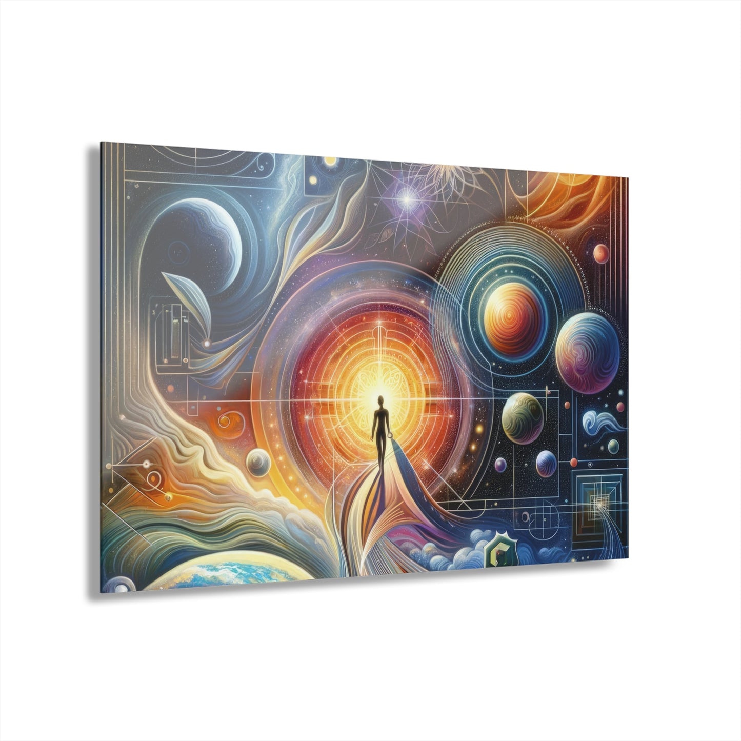 Unified Cosmic Alignment Acrylic Prints (French Cleat Hanging) - ATUH.ART
