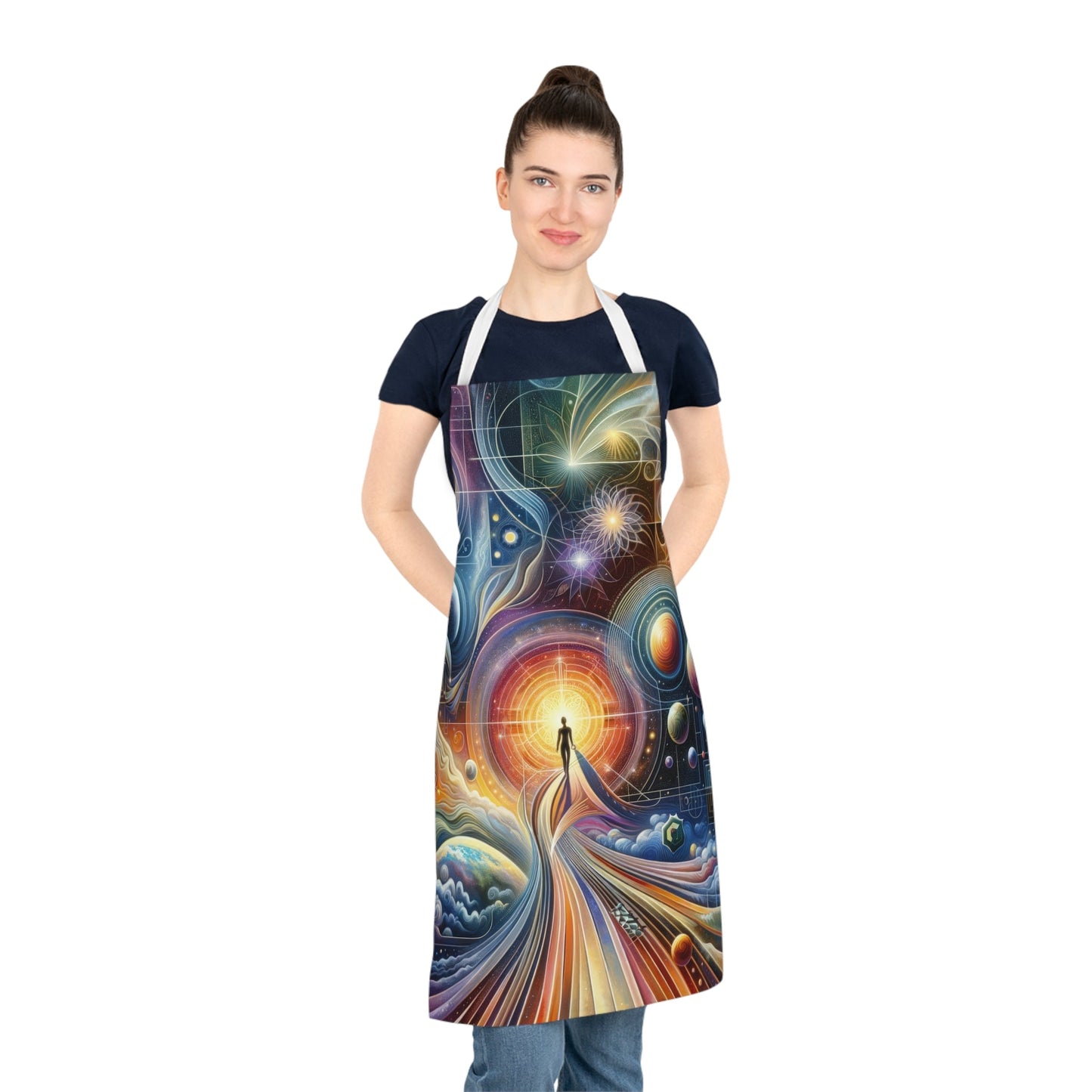 Unified Cosmic Alignment Adult Apron (AOP) - ATUH.ART