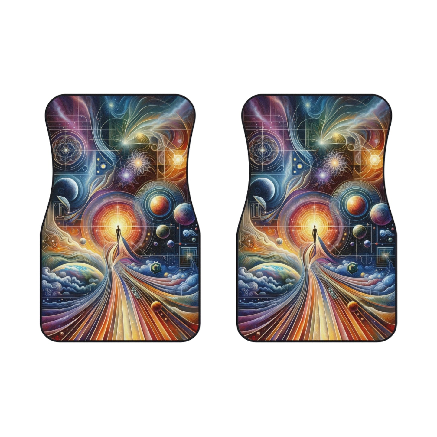 Unified Cosmic Alignment Car Mats (2x Front) - ATUH.ART