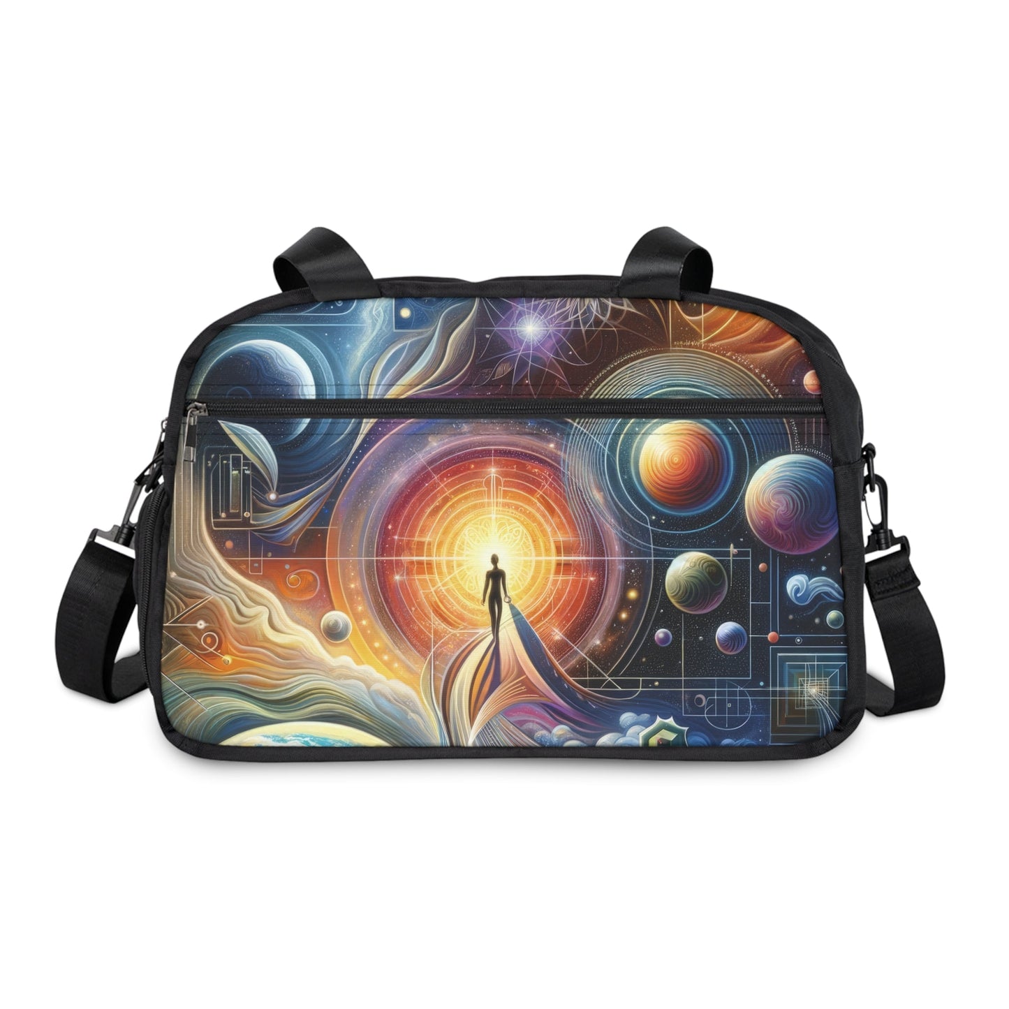 Unified Cosmic Alignment Fitness Handbag - ATUH.ART