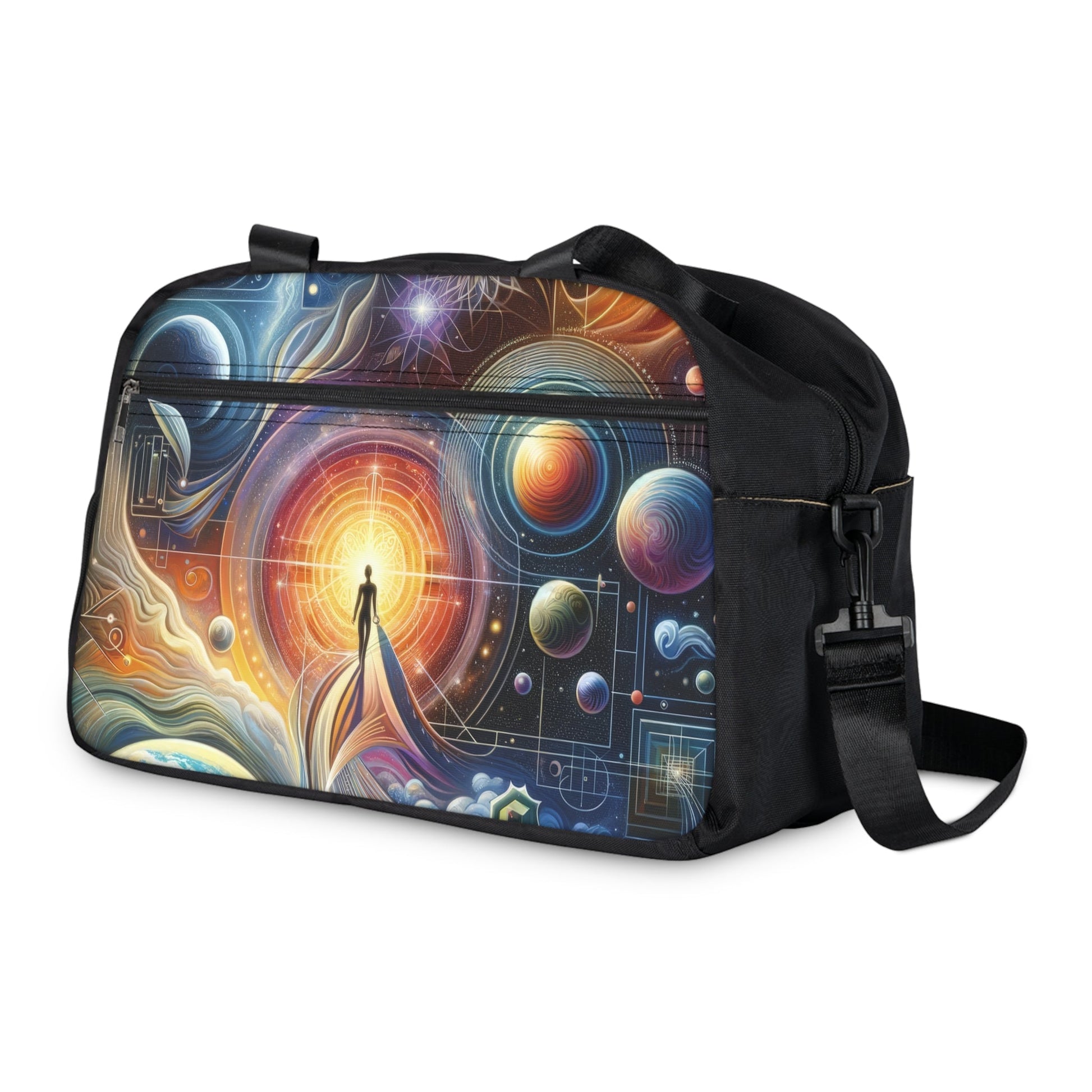 Unified Cosmic Alignment Fitness Handbag - ATUH.ART