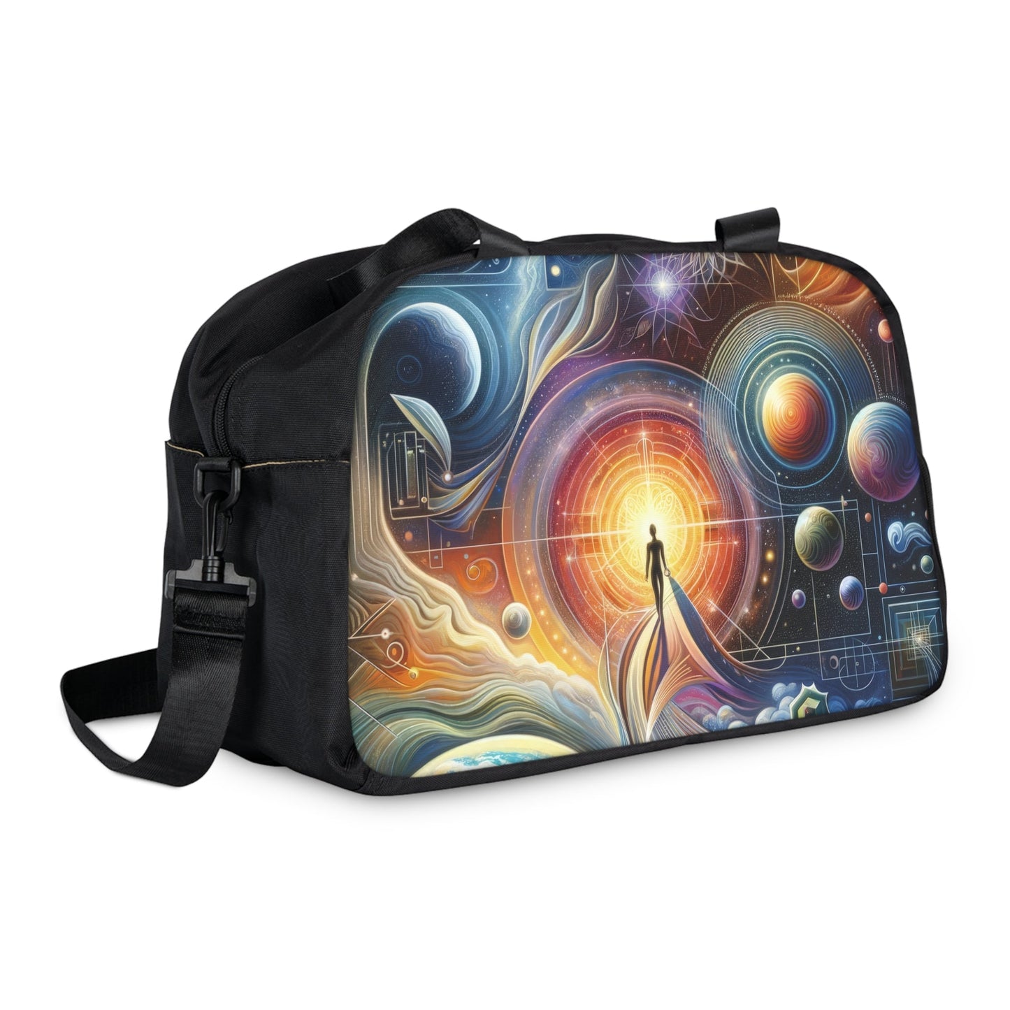 Unified Cosmic Alignment Fitness Handbag - ATUH.ART