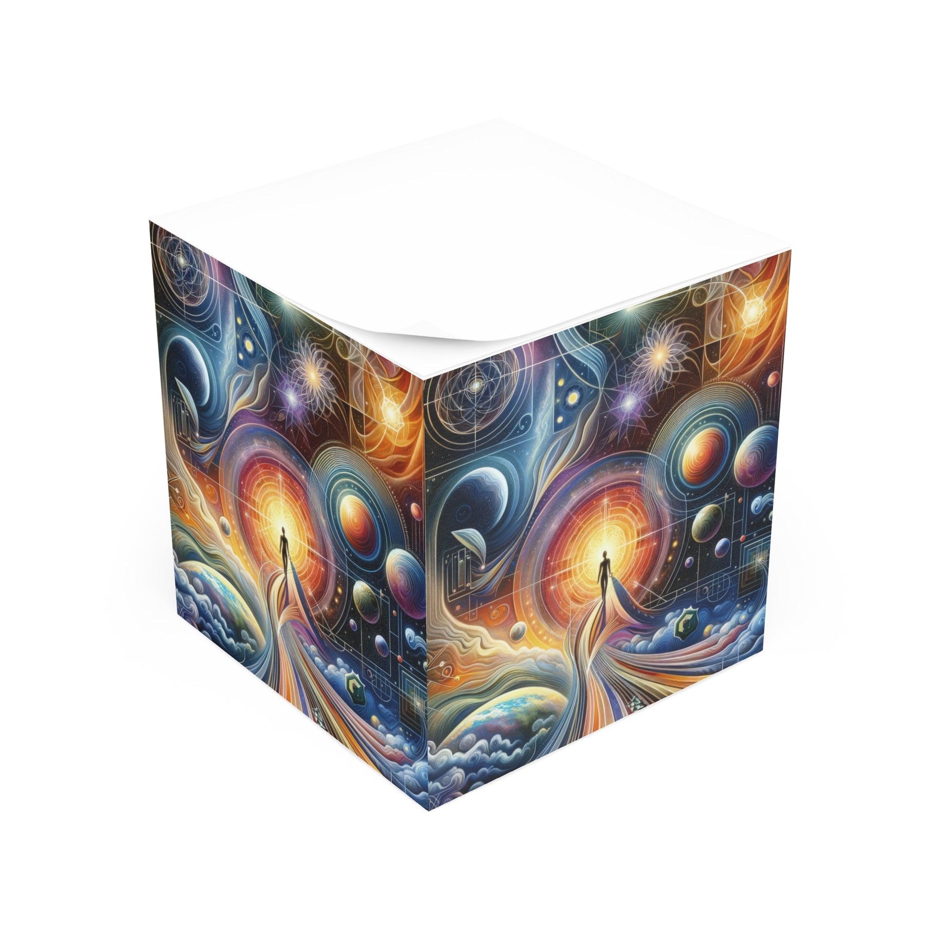 Unified Cosmic Alignment Note Cube - ATUH.ART