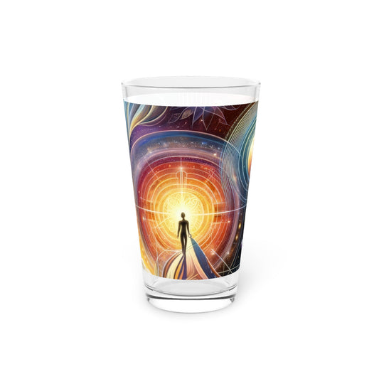 Unified Cosmic Alignment Pint Glass, 16oz - ATUH.ART