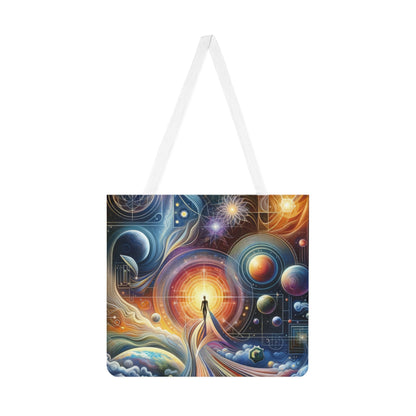 Unified Cosmic Alignment Shoulder Tote Bag (AOP) - ATUH.ART