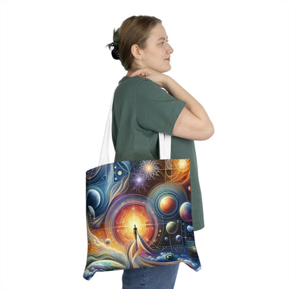 Unified Cosmic Alignment Shoulder Tote Bag (AOP) - ATUH.ART