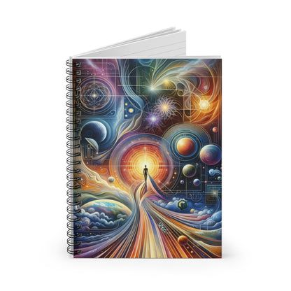 Unified Cosmic Alignment Spiral Notebook - Ruled Line - ATUH.ART