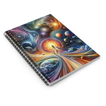 Unified Cosmic Alignment Spiral Notebook - Ruled Line - ATUH.ART