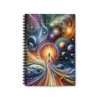 Unified Cosmic Alignment Spiral Notebook - Ruled Line - ATUH.ART