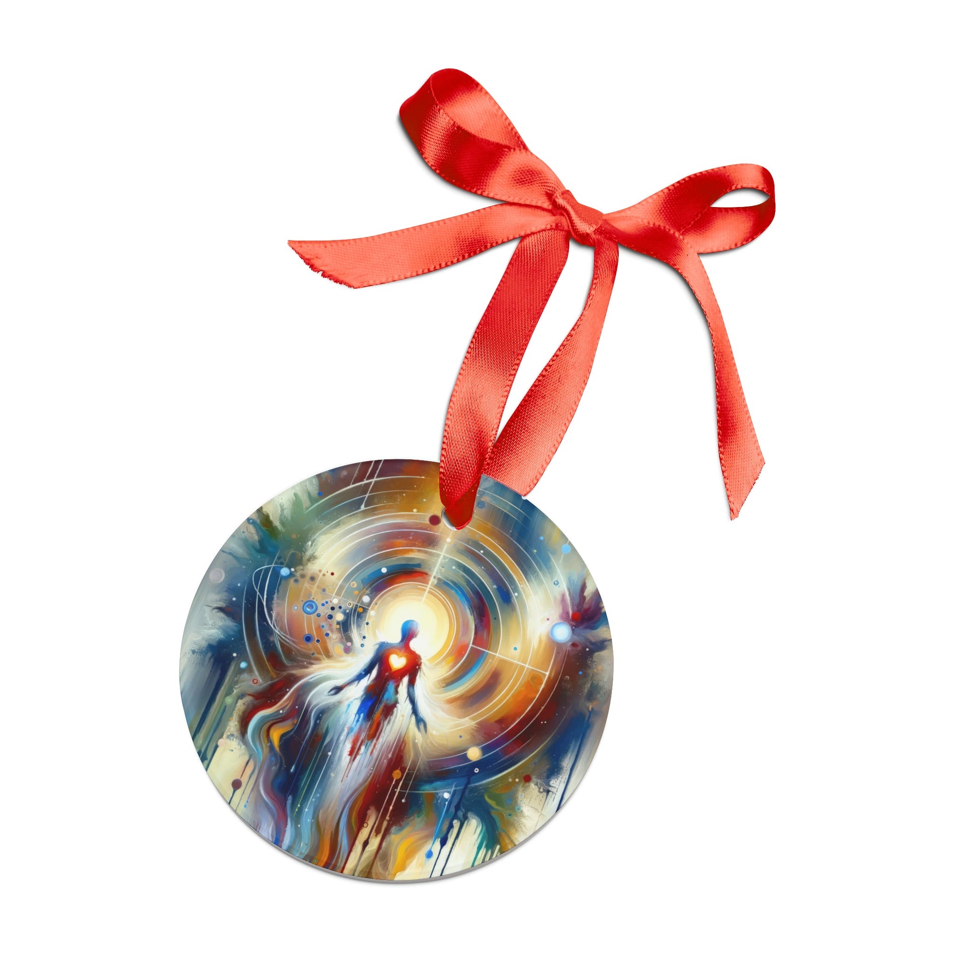 Unified Heart Awakening Acrylic Ornament with Ribbon - ATUH.ART